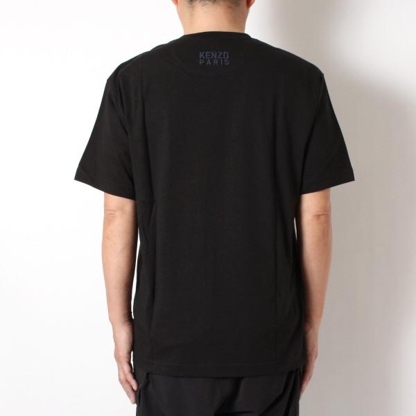 Tシャツ・カットソー KENZO Men T-shirt Black FF55TS5274SG 99J KENZO 25SSモデル ケンゾー HAPPY TIGER クラシックフィット T