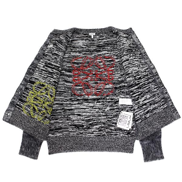 LOEWE ロエベ ANAGRAM INTARSIA CARDIGAN アナグラム インター LOEWE ロエベ ANAGRAM INTARSIA CARDIGAN アナグラム インター