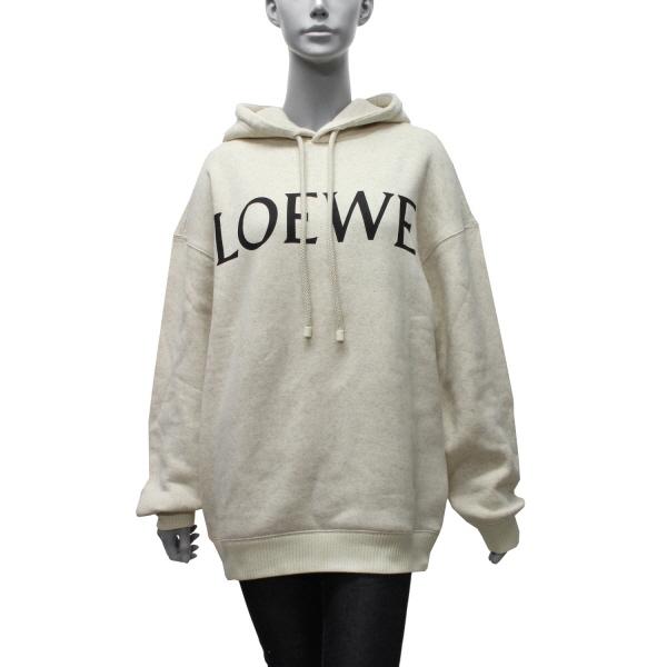 ロエベ LOEWE  レディース オーバーサイズ フーディー プルオーバーパーカー【IVORY】 S359Y25X17  2110/【2023SS】l-tops｜drawers｜02