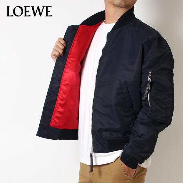 LOEWE ロエベ メンズ 中綿ボンバー ジャケット【MIDNIGHT BLUE LOEWE ロエベ メンズ 中綿ボンバー ジャケット【MIDNIGHT BLUE