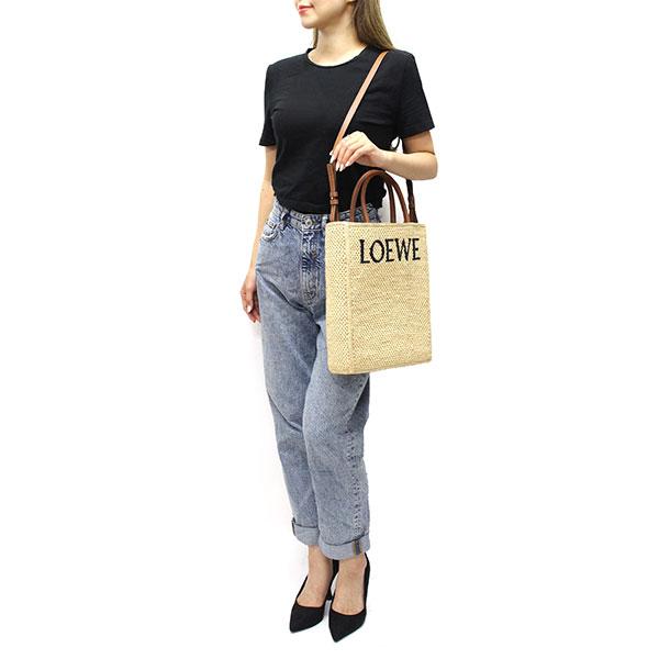 ロエベ LOEWE A4 TOTE BAG スタンダード A4 ラフィアトートバッグ