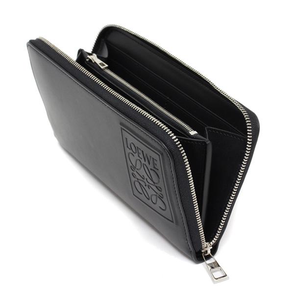 24SSモデル ロエベ LOEWE  ZIP AROUND WALLET ジップアラウンド ウォレット 長財布【BLACK】 C565T12X03  1100  BLACK/【2024SS】m-wallet｜drawers｜05