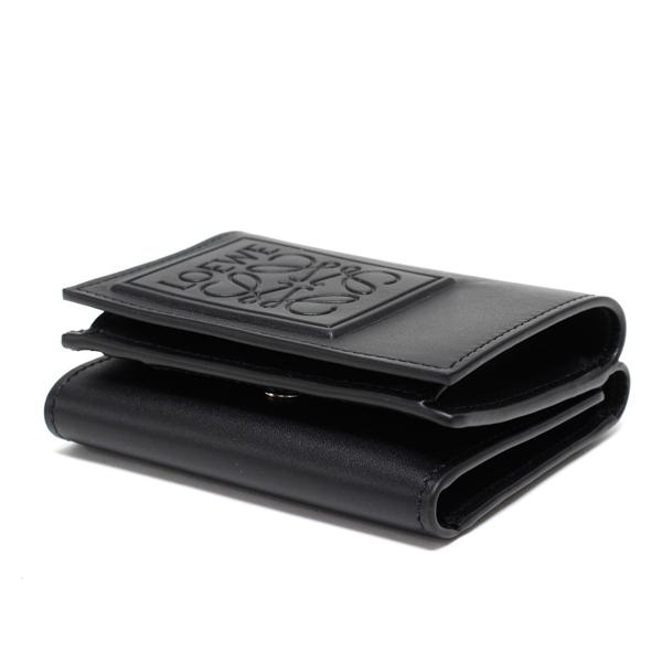 LOEWE（ロエベ） TRIFOLD WALLET トライフォールド ウォレット【BLACK
