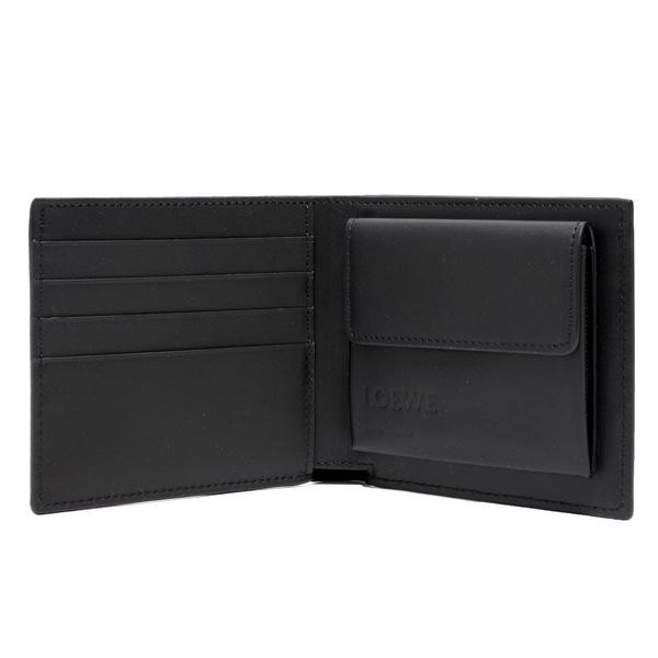 24SSモデル ロエベ LOEWE  BIFOLD COIN WALLET バイフォールド コインウォレット 二つ折り財布【BLACK】 C660501X01  1100  BLACK/【2024SS】m-wallet｜drawers｜03