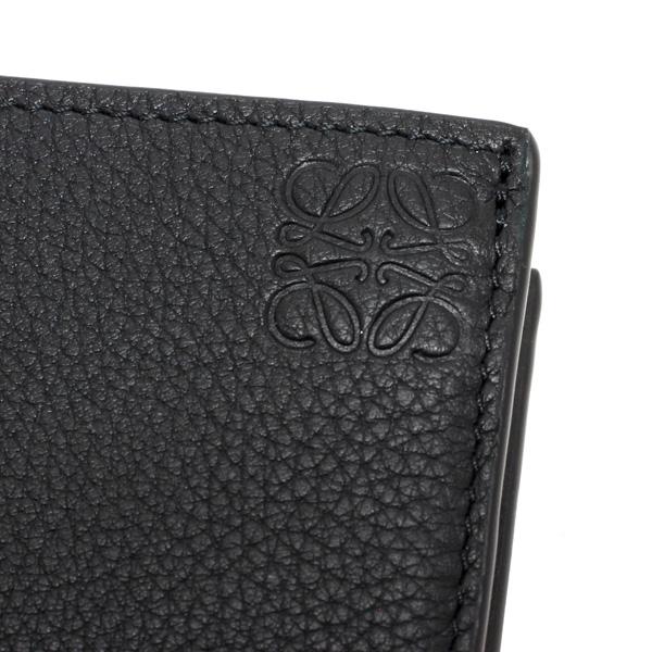 24SSモデル ロエベ LOEWE  BIFOLD COIN WALLET バイフォールド コインウォレット 二つ折り財布【BLACK】 C660501X01  1100  BLACK/【2024SS】m-wallet｜drawers｜07