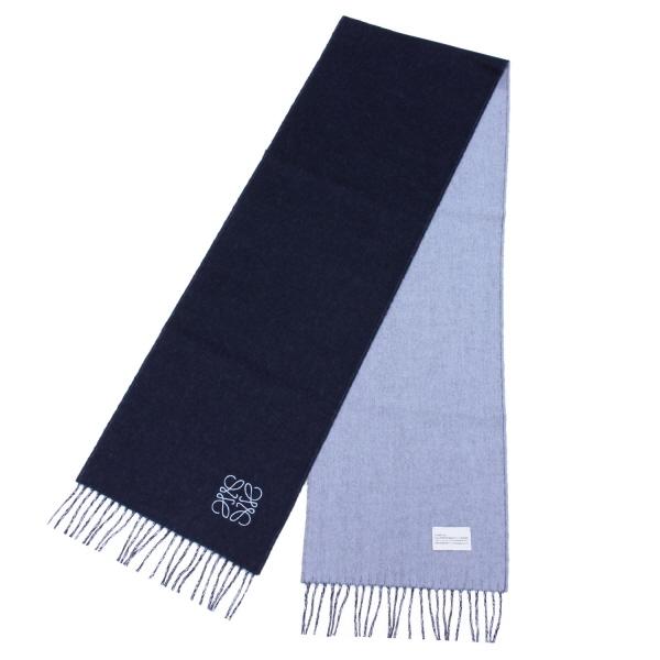 LOEWE ロエベ ANAGRAM SCARF ウール+カシミヤ バイカラー LOEWE ロエベ ANAGRAM SCARF ウール+カシミヤ バイカラー