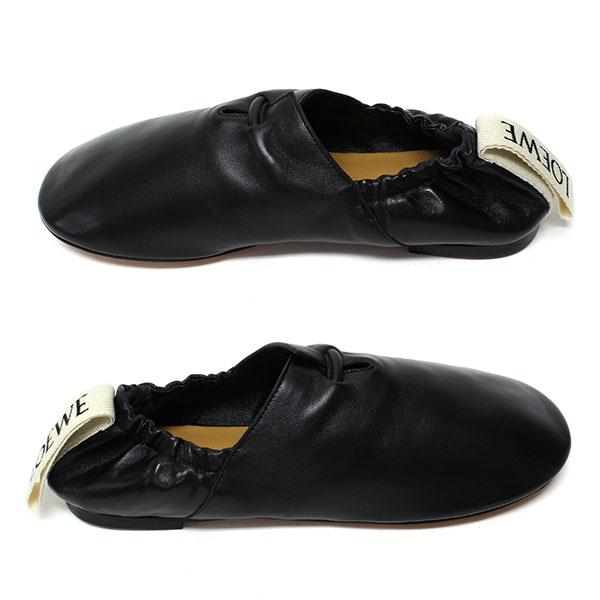 ロエベ LOEWE  FLAMENCO BALLERINA フラメンコ バレリーナ シューズ【1100 BLACK】 L815466X30  1100 BLACK/【2022-23AW】l-shoes｜drawers｜03