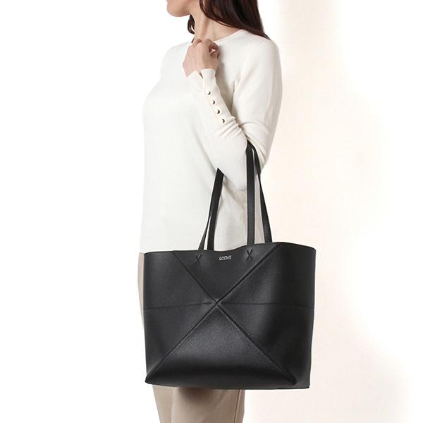 ⭐️ロエベLOEWE 黒 レザー トートバッグ 人気♪】LOEWE ロエベ メンズ トートバッグ ギフトにも☆ (LOEWE