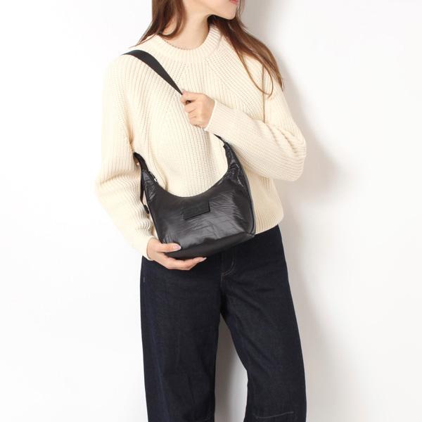 MM6 Maison Margiela☆25FW ロゴポイント ミニ ホーボーバッグ MM6 25SSモデル エムエムシックス Maison Margiela レディース