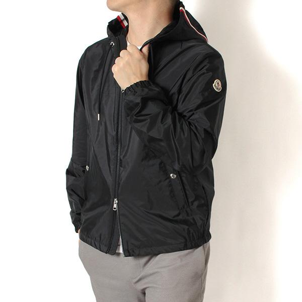 26SSモデル モンクレール MONCLER GRIMPEURS トリコロールフーディー ナイロンジャケット【ブラック】 1A00090 54155 999/【2026SS】m-outerの画像