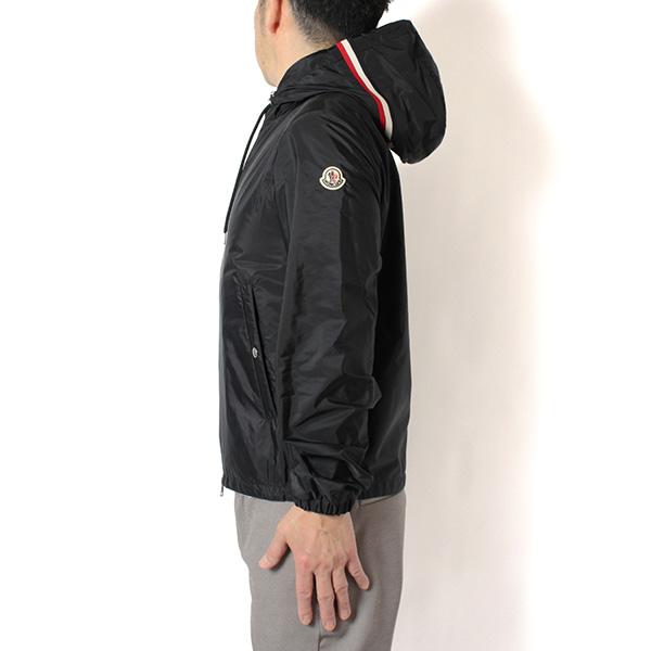 26SSモデル モンクレール MONCLER GRIMPEURS トリコロールフーディー ナイロンジャケット【ブラック】 1A00090 54155 999/【2026SS】m-outerの画像