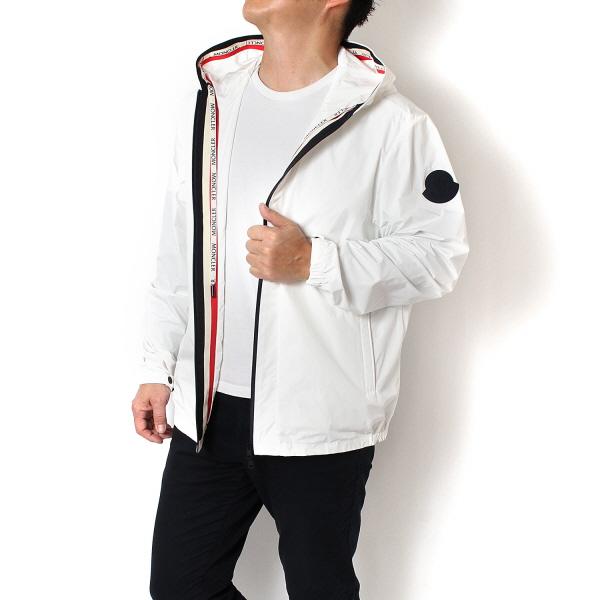 【新品】MONCLER ロゴパッチ ドローコード ナイロンジャケット MONCLER（モンクレール） MONCLER CARLES ドローコードロゴ ナイロン