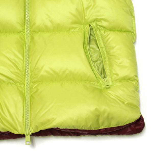 24AWモデル モンクレール MONCLER メンズ SUMIDO ダウンベスト【ライム+ボルドー】 1A00189 595GJ 8B4/【2024-25AW】m-topsの画像