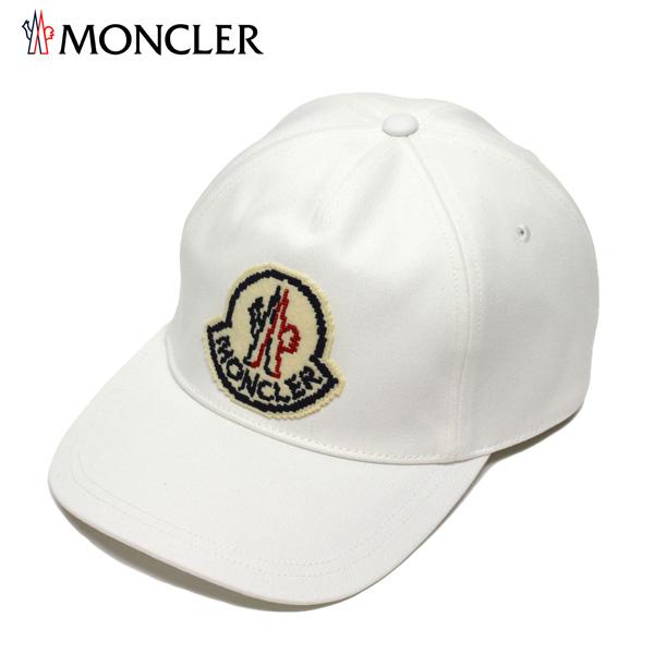 未使用品】 MONCLER ロゴ キャップ unisex 正規品箱付タグあり