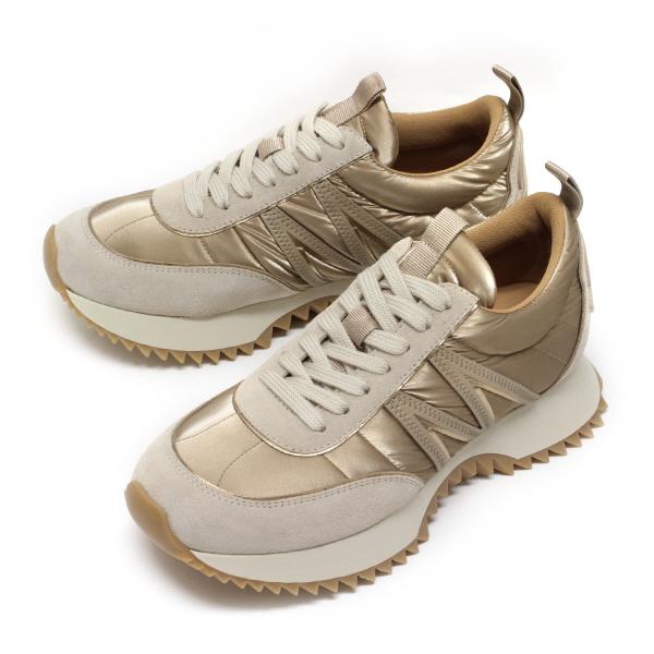 24SS新作 モンクレール MONCLER  レディース PACEY スニーカー【ライトベージュ(ゴールド)】 4M00140 M4159 222/【2024SS】l-shoesの画像