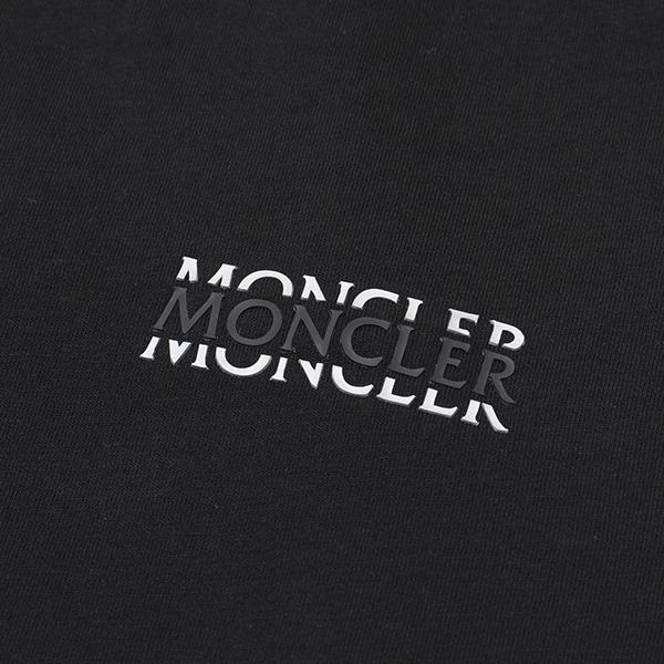26SSモデル モンクレール MONCLER セパレートロゴプリント Tシャツ【ブラック】 8C00007 89AYW 999/【2026SS】m-topsの画像