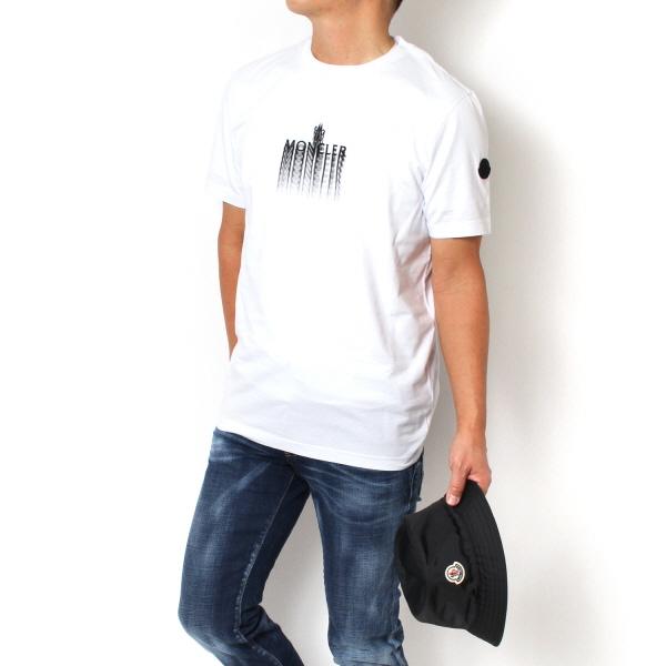 MONCLER 25SSモデル モンクレール グラフィックロゴ 半袖Tシャツ