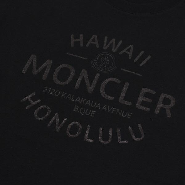 24SS新作 モンクレール MONCLER  メンズ ロゴプリント Tシャツ【ブラック】 8C00040 89AJS 999/【2024SS】m-tops｜drawers｜09