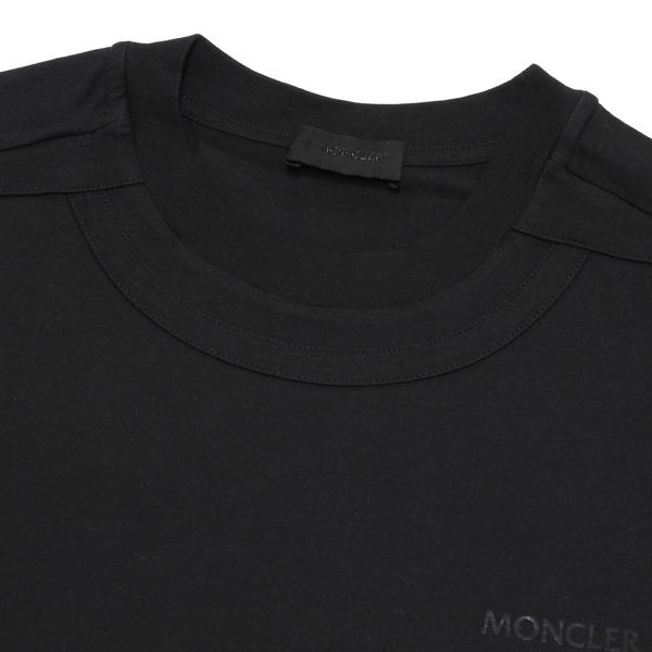 MONCLER ブラック Tシャツ　Mサイズ MONCLER ブラック Tシャツ M メンズ MONCLER ブラック Tシャツ M