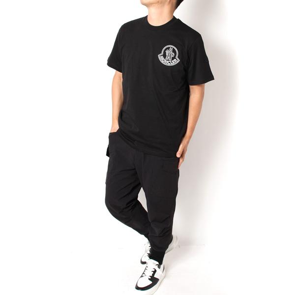 MONCLER 25SSモデル モンクレール ワッペンロゴ 半袖Tシャツ MONCLER 25SSモデル モンクレール ワッペンロゴ 半袖Tシャツ