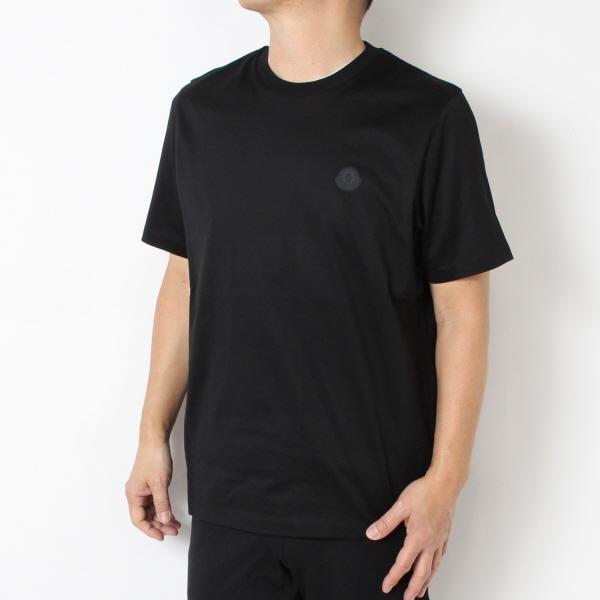 MONCLER 25SSモデル モンクレール コットンピケ切替 半袖Tシャツ MONCLER 25SSモデル モンクレール コットンピケ切替 半袖Tシャツ