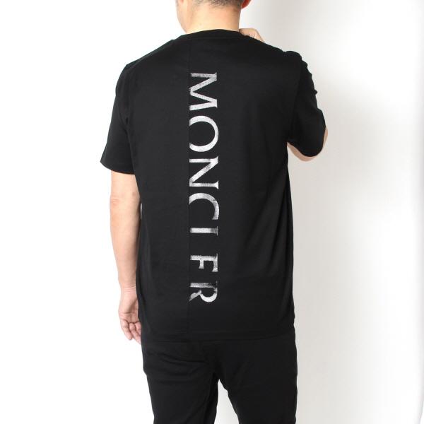 MONCLER 25SSモデル モンクレール コットンピケ切替 半袖Tシャツ MONCLER 25SSモデル モンクレール コットンピケ切替 半袖Tシャツ