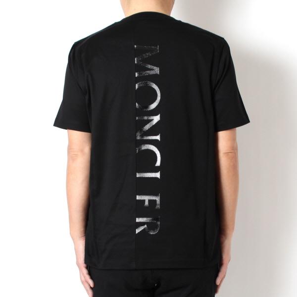 MONCLER 25SSモデル モンクレール コットンピケ切替 半袖Tシャツ MONCLER 25SSモデル モンクレール コットンピケ切替 半袖Tシャツ