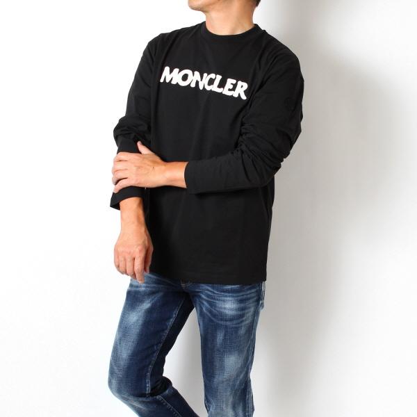 MONCLER　24ss　ロンT　ブラック　Ｓ MONCLER 24ss ロンT ブラック S - メルカリ