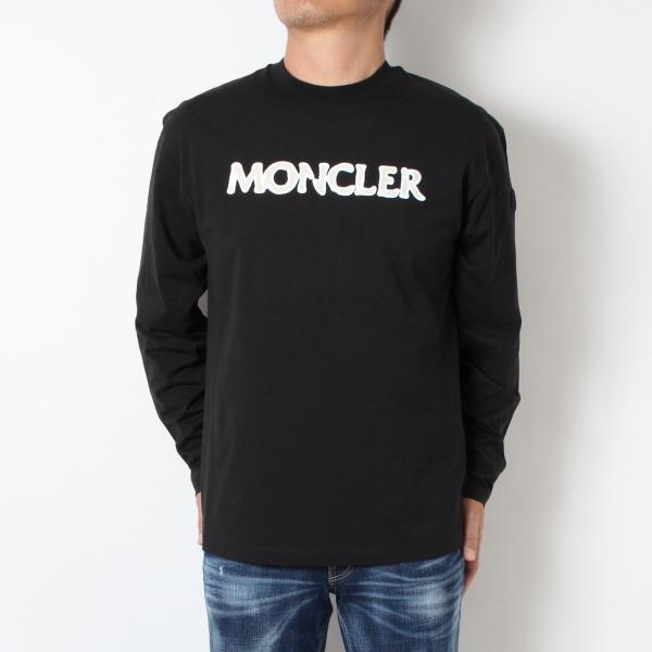 MONCLER 24AWモデル モンクレール メンズ エナメルロゴ 長袖T
