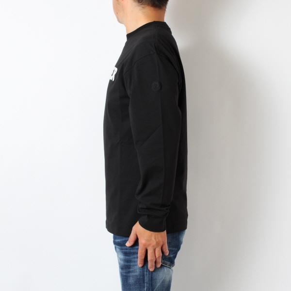 【24年製 美品】 MONCLER 長袖Tシャツ ポケット マグリヤ ブラック MONCLER Matt Black モンクレール マットブラック Tシャツ