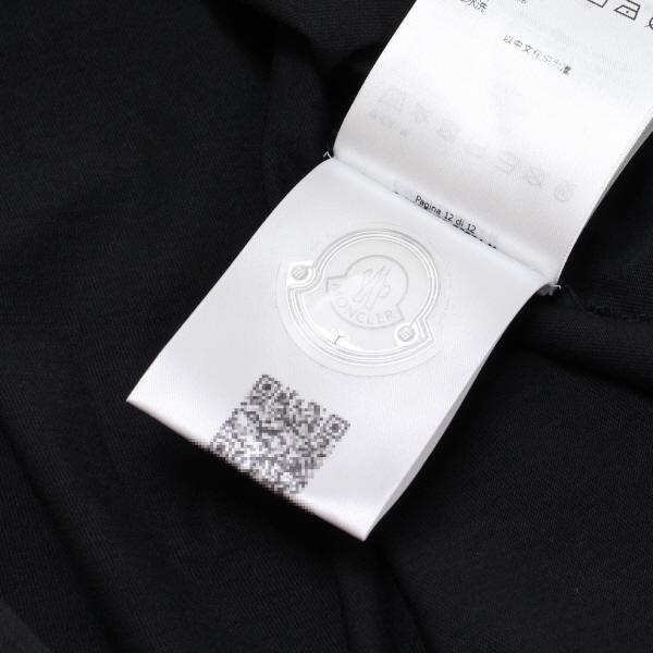 新品同様★ MONCLER ホワイト Tシャツ バックプリント　4S461 新品同様☆ MONCLER ホワイト Tシャツ バックプリント 4S461