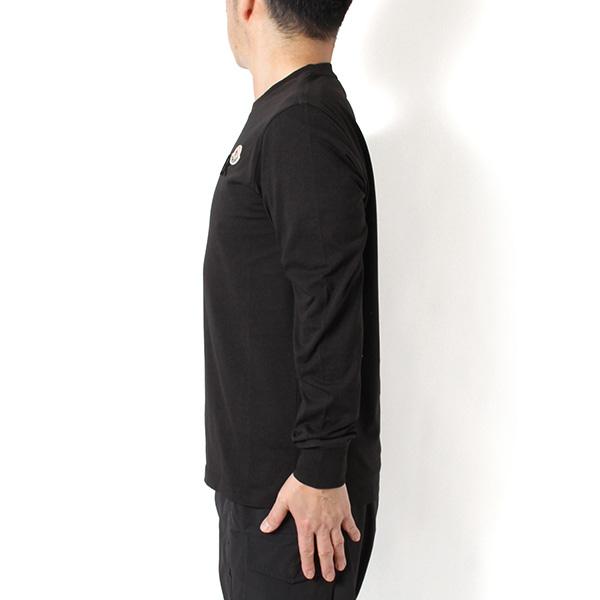 MONCLER（モンクレール） 26SSモデル ベロアロゴ 長袖Tシャツ