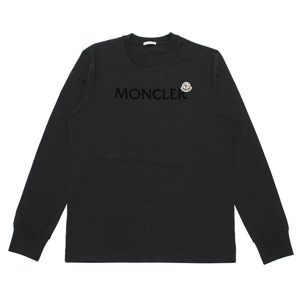 MONCLER（モンクレール） 26SSモデル ベロアロゴ 長袖Tシャツ