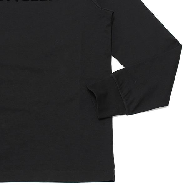 MONCLER（モンクレール） 26SSモデル ベロアロゴ 長袖Tシャツ