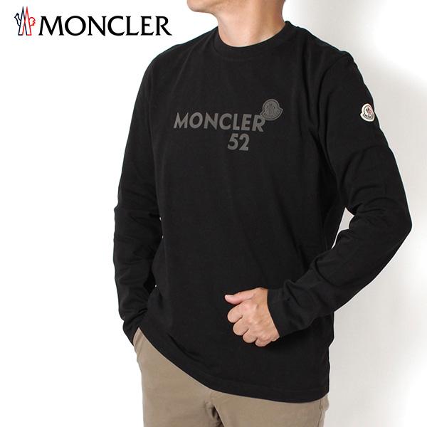 MONCLER 25AWモデル モンクレール ベロアロゴ 長袖Tシャツ