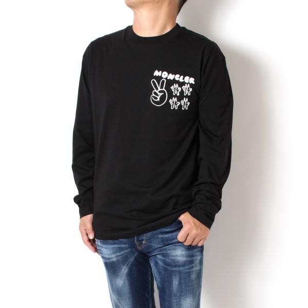 モンクレールTシャツ　メンズ モンクレール MONCLER メンズトップス 水性ロゴプリント 袖