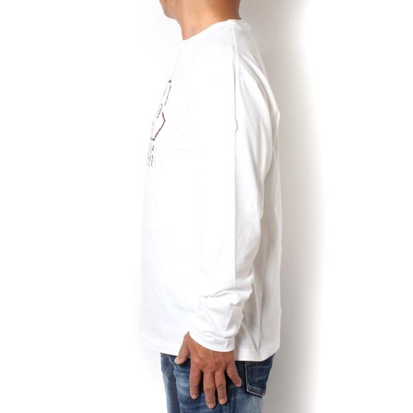 ［新品同様］モンクレール　3Dロゴ　Tシャツ　ホワイト 新品同様］モンクレール フロントロゴ プリントTシャツ ホワイト