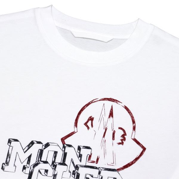 MONCLER 24AWモデル モンクレール メンズ 3Dデザインロゴ 長袖T