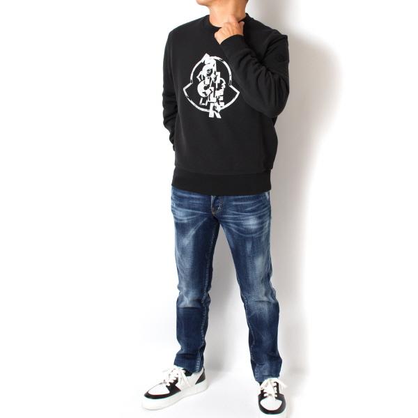古着・アパレル☆egg MONCLER ブラック スウェット トレーナー 古着・アパレル☆egg MONCLER ブラック スウェット トレーナー