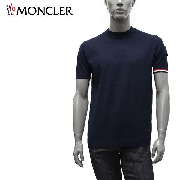 未使用品 モンクレール MONCLER ワッペン付き ニットTシャツ 9C00018
