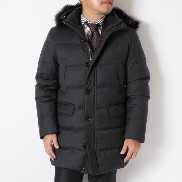 ムーレー MooRER BARBIERI LL ロロピアーナウールカシミヤ N-3Bダウン