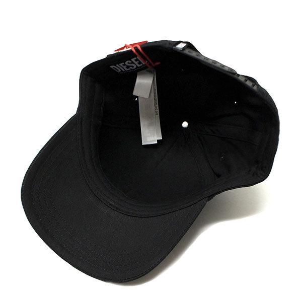 DIESEL（ディーゼル） キャップ ベースボール ロゴ CAP【ブラック