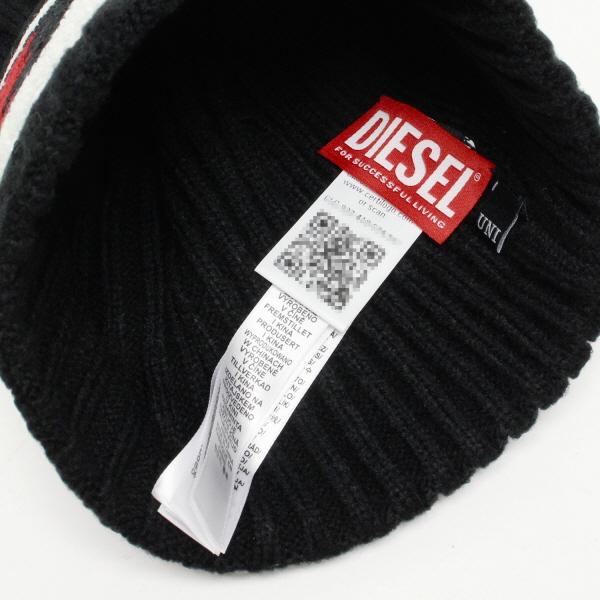 DIESEL ディーゼル K-DIEGO-C CAP ニットキャップ【ブラック