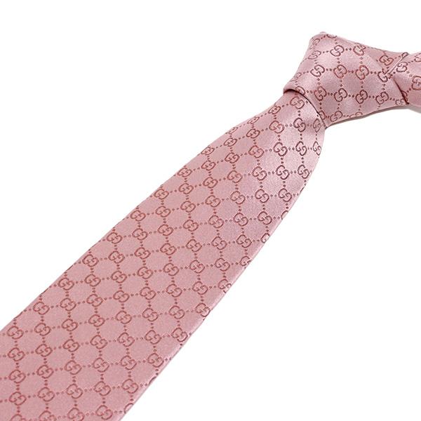 GUCCI（グッチ） GUCCI FEDRA ネクタイ Necktie【ピンク】 456520