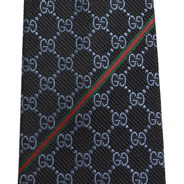 GUCCI（グッチ） GUCCI AREND ネクタイ Necktie【ネイビー】 456522