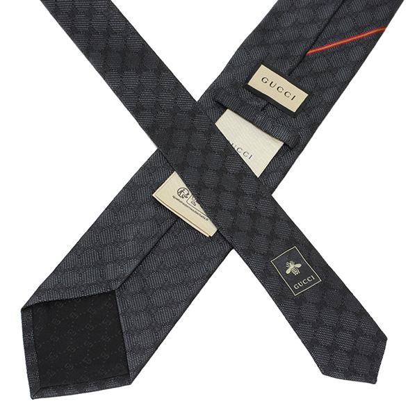 GUCCI（グッチ） GUCCI AREND ネクタイ Necktie【チャコール】 456522