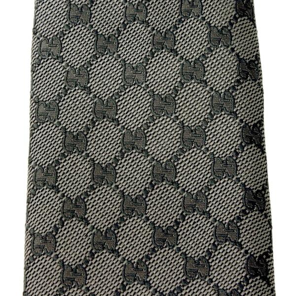 GUCCI（グッチ） AREND ネクタイ necktie【ダークグレー】 456522