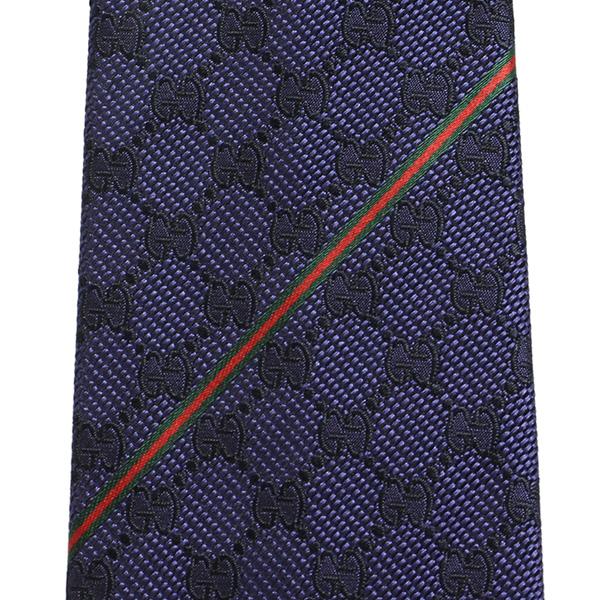 グッチ GUCCI AREND ネクタイ Necktie【ネイビー】 456522 4B002 4000/【2024SS】necktie_4