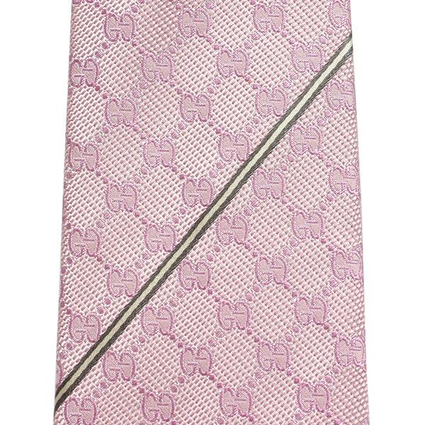 GUCCI（グッチ） GUCCI AREND ネクタイ Necktie【ピンク】 456522