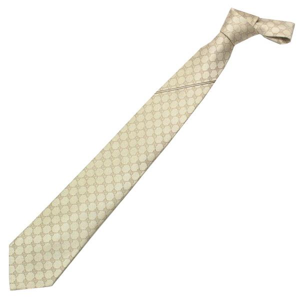 GUCCI（グッチ） ネクタイ necktie【アイボリー(キナリ)】 456522